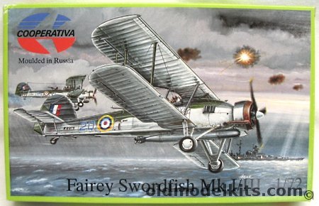 Cooperativa 1/72 Fairey Swordfish Mk.I/III Ark Royal, R72004 plastic model kit